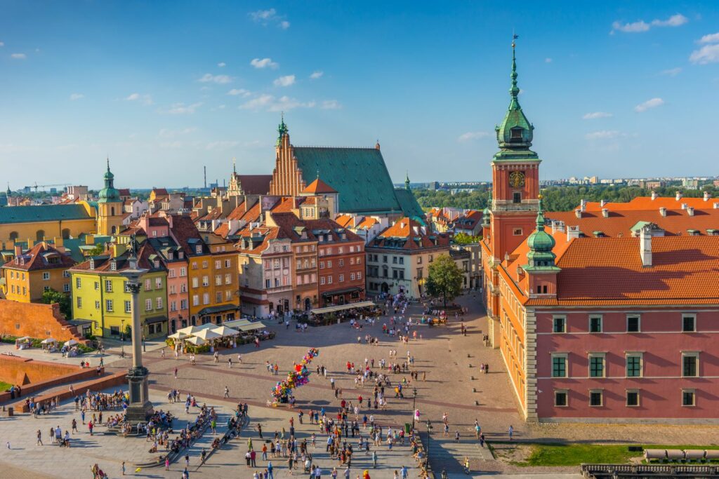Stare Miasto w Warszawie, w pobliżu którego mieści się przychodnia rehabilitacyjna Etos